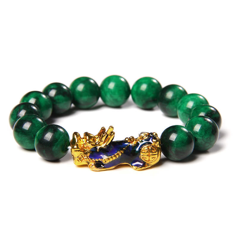Pixiu Jade Abundance Protection Bracelet