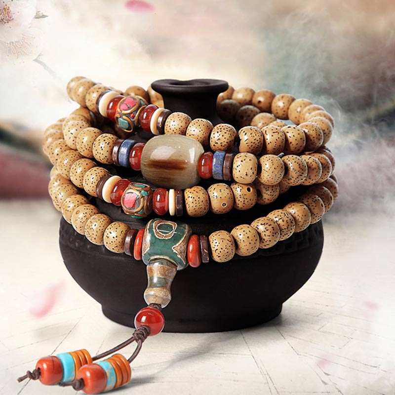 108 Beads Mala Bodhi Seed Wisdom Bracelet