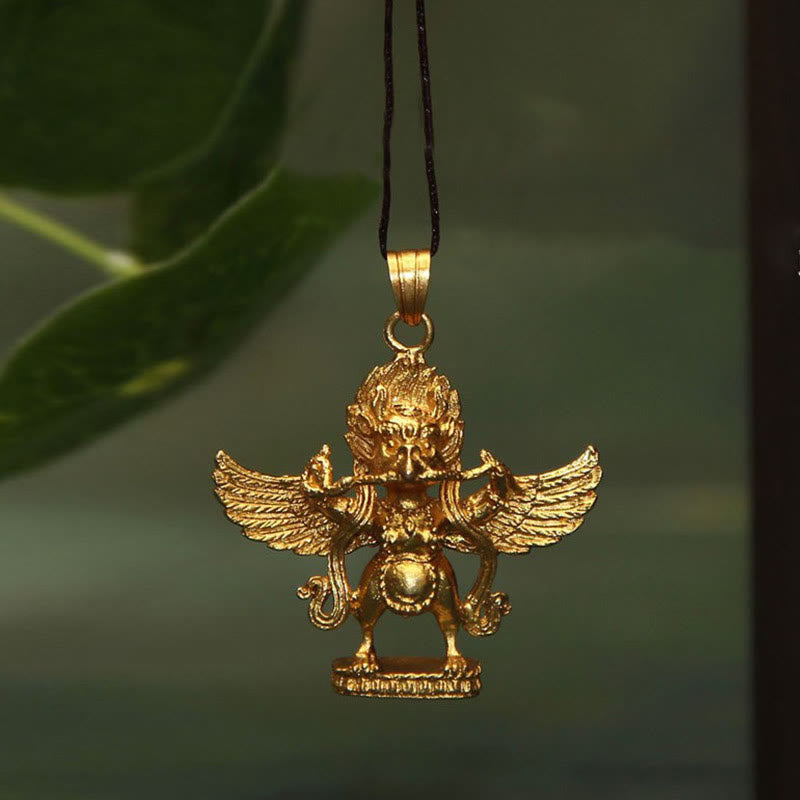 Tibetan Garuda Bird Keep Evil Spirits Away Necklace Pendant