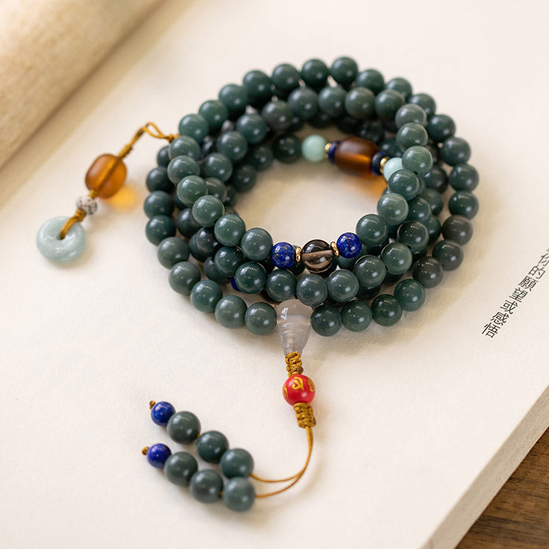 108 Beads Bodhi Seed Blessing Meditation Bracelet Mala