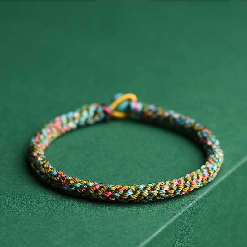 Colorful Rope Luck Handcrafted Braided Child Adult Bracelet
