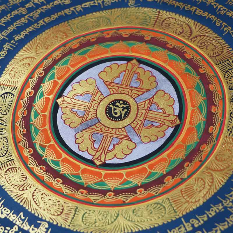 Tibetan Handmade Thangka Painting Spiritual Blessing Blind Box Random Color Pattern