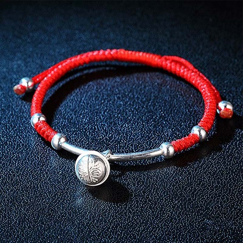 FengShui Lucky Red String Bell Bracelet