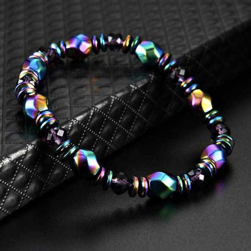 Rainbow Hematite Wellness Bracelet