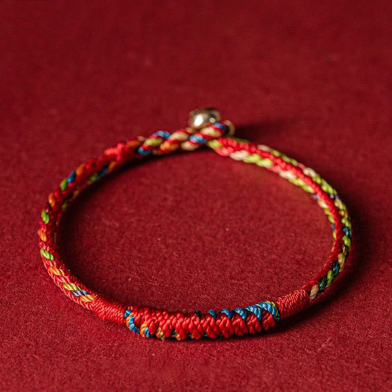 Handmade Five Color Thread Protection Bracelet