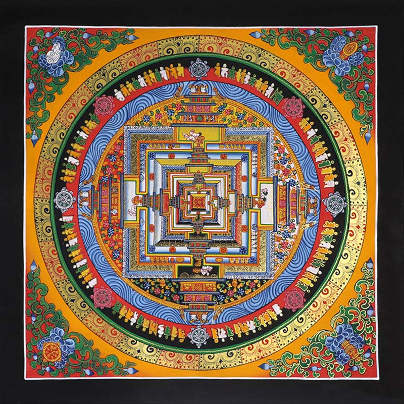 Tibetan Thangka Painting Blessing Handmade Decoration
