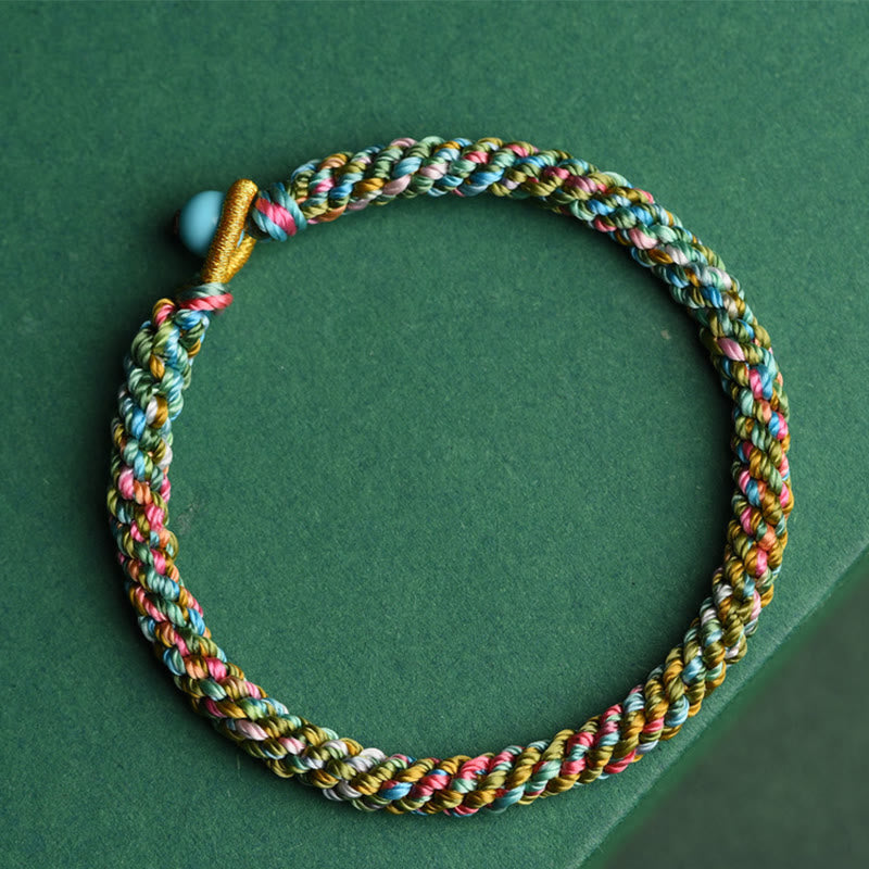 Colorful Rope Luck Handcrafted Braided Child Adult Bracelet
